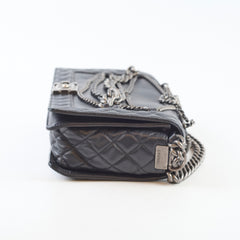 Chanel Enchained Medium Boy Bag Black