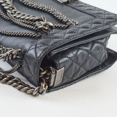 Chanel Enchained Medium Boy Bag Black