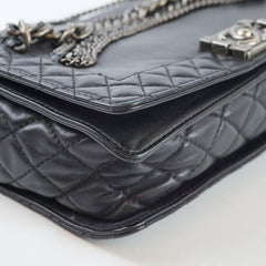 Chanel Enchained Medium Boy Bag Black