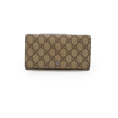 Gucci GG Supreme Canvas Continental Wallet Monogram