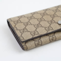 Gucci GG Supreme Canvas Continental Wallet Monogram