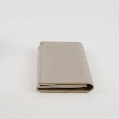 Gucci Long Fold Wallet Silver