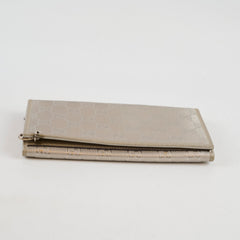 Gucci Long Fold Wallet Silver