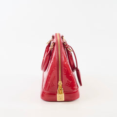 Louis Vuitton Alma BB Vernis Red