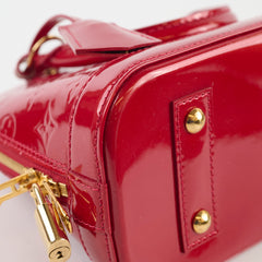 Louis Vuitton Alma BB Vernis Red