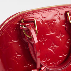 Louis Vuitton Alma BB Vernis Red