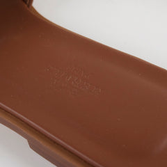 Hermes Oran Sandals Gold Size 36