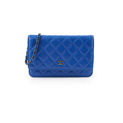 Chanel Wallet on Chain WOC Caviar Blue