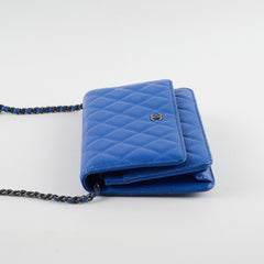 Chanel Wallet on Chain WOC Caviar Blue