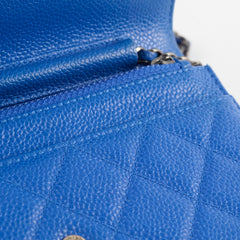Chanel Wallet on Chain WOC Caviar Blue