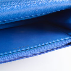 Chanel Wallet on Chain WOC Caviar Blue