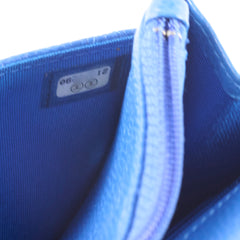 Chanel Wallet on Chain WOC Caviar Blue