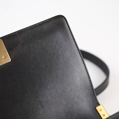 Chanel Old Medium Lambskin Boy Black