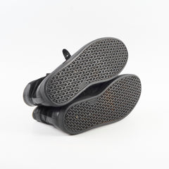 Hermes Quantum High Top Seude/Leather Sneakers Black Size 41.5