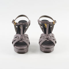 Saint Laurent Tribute Heels Grey Size 38