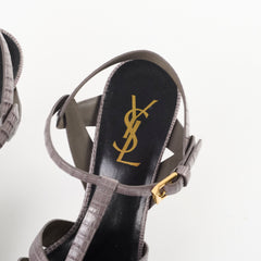 Saint Laurent Tribute Heels Grey Size 38