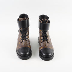 Louis Vuitton Wonderland Flat Ranger Boots Monogram 38