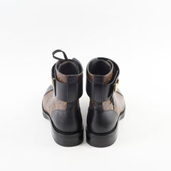 Louis Vuitton Wonderland Flat Ranger Boots Monogram 38