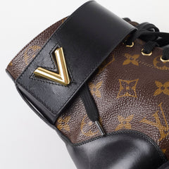 Louis Vuitton Wonderland Flat Ranger Boots Monogram 38