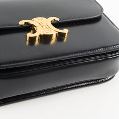 Celine Classique Medium Triomphe Bag Black