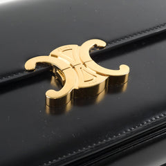 Celine Classique Medium Triomphe Bag Black