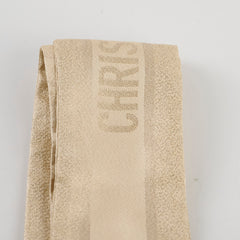 Dior Mitzah Toile de Jouy Silk Scarf Gold