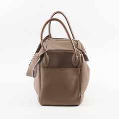 Hermes Lindy 30 Etoupe Square M Stamp