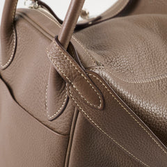 Hermes Lindy 30 Etoupe Square M Stamp