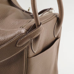 Hermes Lindy 30 Etoupe Square M Stamp