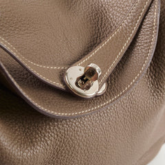 Hermes Lindy 30 Etoupe Square M Stamp