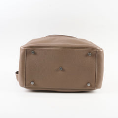 Hermes Lindy 30 Etoupe Square M Stamp