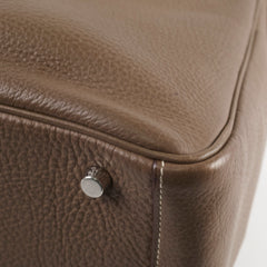 Hermes Lindy 30 Etoupe Square M Stamp