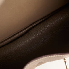 Hermes Lindy 30 Etoupe Square M Stamp