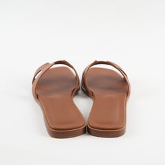 Hermes Oran Sandals Gold size 37