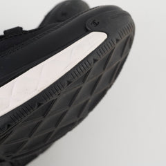 Chanel Black Fabric and Suede CC Low Top Sneakers Size 36.5