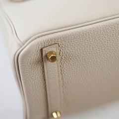 Hermes Birkin 30 Craie Togo - A Stamp