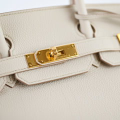Hermes Birkin 30 Craie Togo - A Stamp
