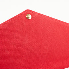 Louis Vuitton Felicie Damier Ebene/Red