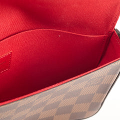 Louis Vuitton Felicie Damier Ebene/Red