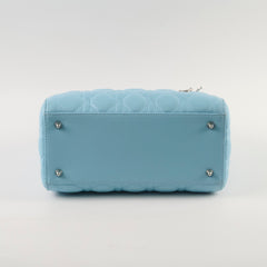 Christian Dior Medium Lady Dior Lambskin Light Blue
