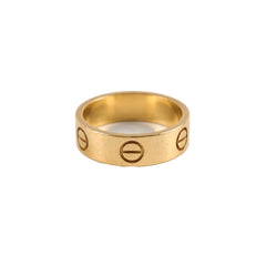 Cartier Love Ring Classic Model Size 52 Yellow Gold