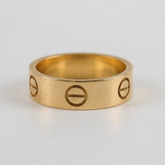 Cartier Love Ring Classic Model Size 52 Yellow Gold