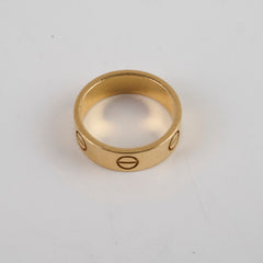 Cartier Love Ring Classic Model Size 52 Yellow Gold