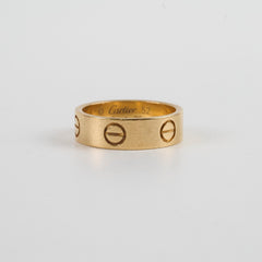 Cartier Love Ring Classic Model Size 52 Yellow Gold