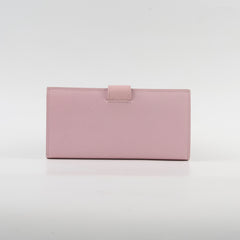Prada Saffiano Long Wallet Pink