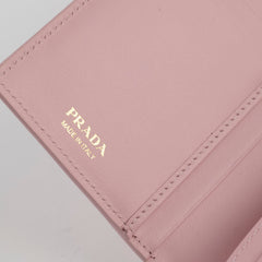 Prada Saffiano Long Wallet Pink