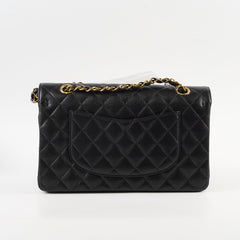 Chanel Classic Flap Medium Black Caviar GHW (microchip)