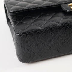 Chanel Classic Flap Medium Black Caviar GHW (microchip)