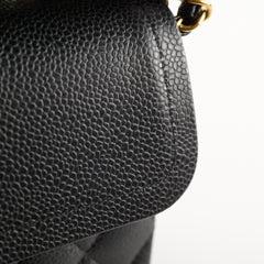 Chanel Classic Flap Medium Black Caviar GHW (microchip)