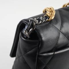 Chanel 19 Small Lambskin Black